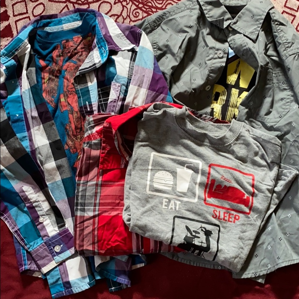 Bundle Boys Button up Shirts.